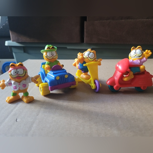 Garfield Cat Mcdonald Toy Vintage 1988 - Picture 1 of 6